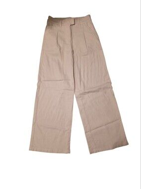 American Eagle Outfitters Wide-Leg Chinos - Light Beige